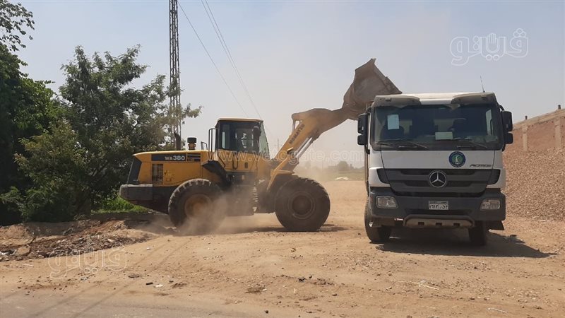 رفع نواتج الهدم بالمنوفية