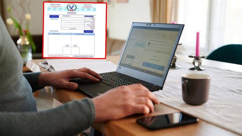 صحيفة الحالة الجنائية،