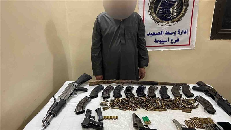 المضبوطات أسلحة نارية