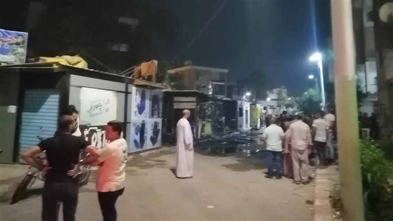 حريق الممشى التجارى