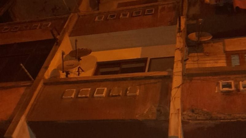 انهيار شرفة عقار