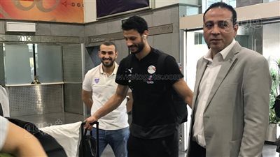 بعثة المنتخب تصل مطار القاهرة استعدادا للسفر إلى مالاوي