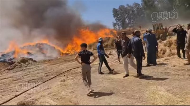  حريق نشب في مصنع