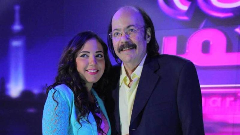 طلعت زكريا وابنته