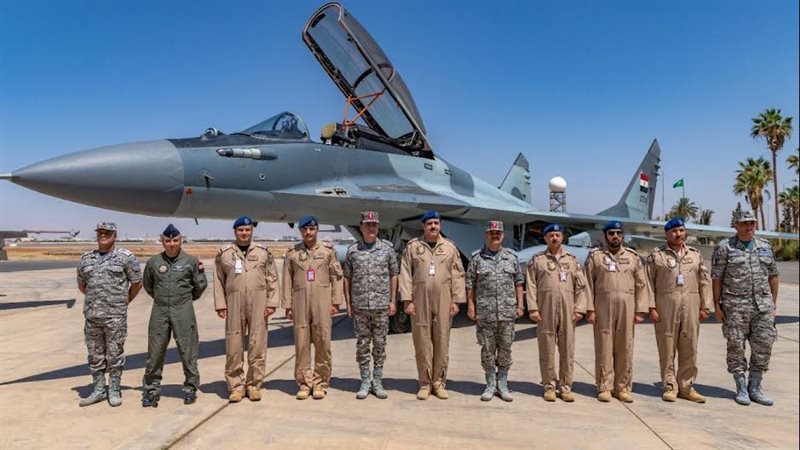 التدريب الجوى المصرى