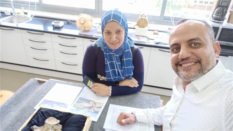 من داخل مركز الحفريات