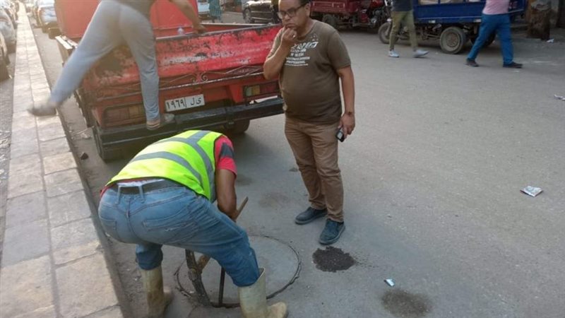 هبوط ارضي بشبرا الخيمة