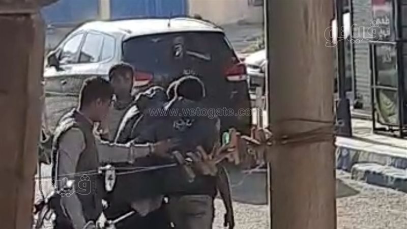 أثناء ضبط اللص 