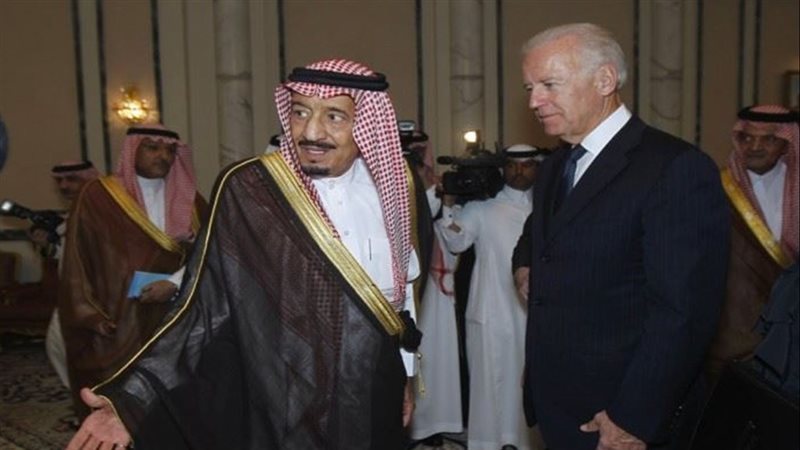 الملك سلمان مع بايدن
