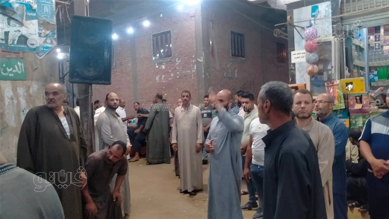 جانب من عزاء الطفلين