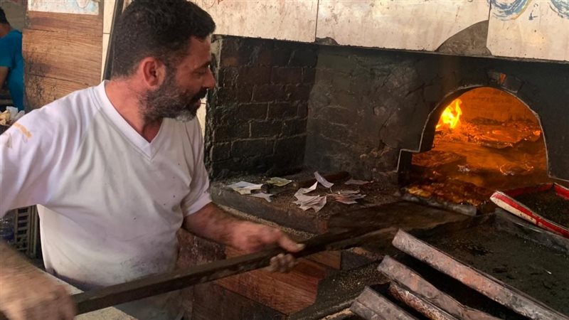 فرن بلدي لشوي الأسماك