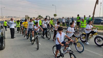 الشعب الجمهوري ينظم ماراثون للدراجات بمحافظة الجيزة
