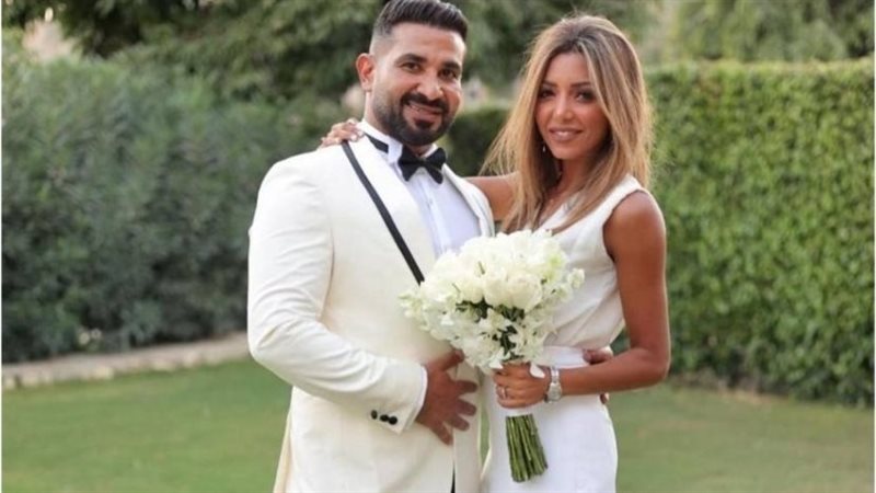 أحمد سعد وزوجته