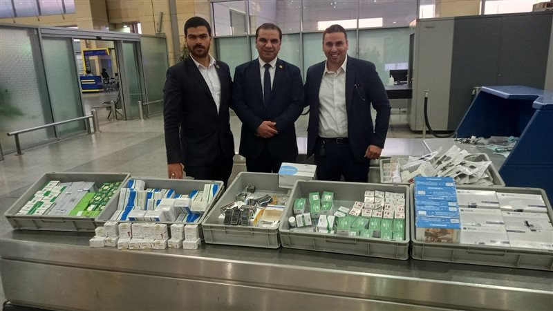 المضبوطات بحوزة رجال