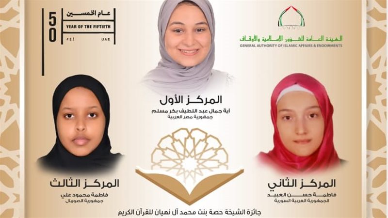 الفائزين في المسابقة