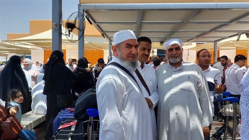 الحجاج في مطار القاهرة