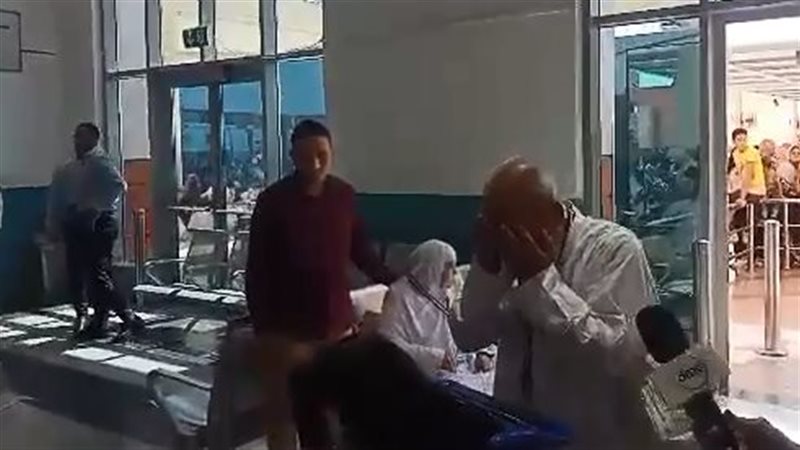 الحجاج في مطار القاهرة