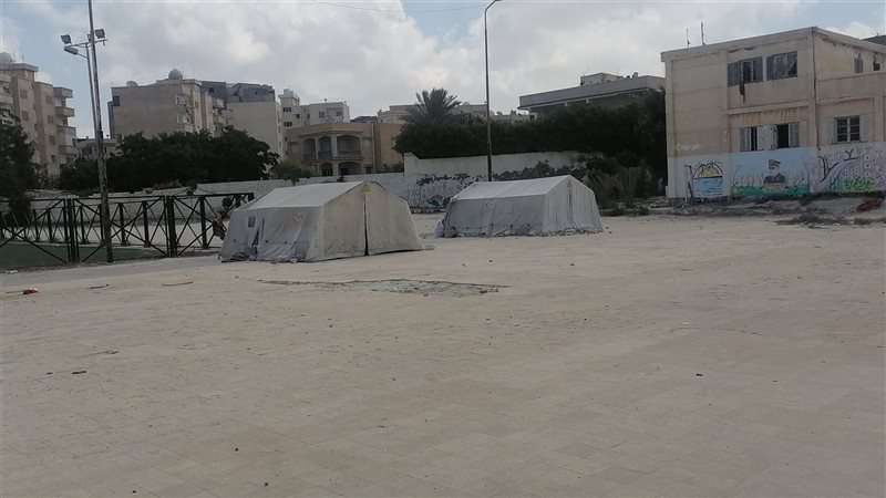 خيم مركز شباب الشهيد