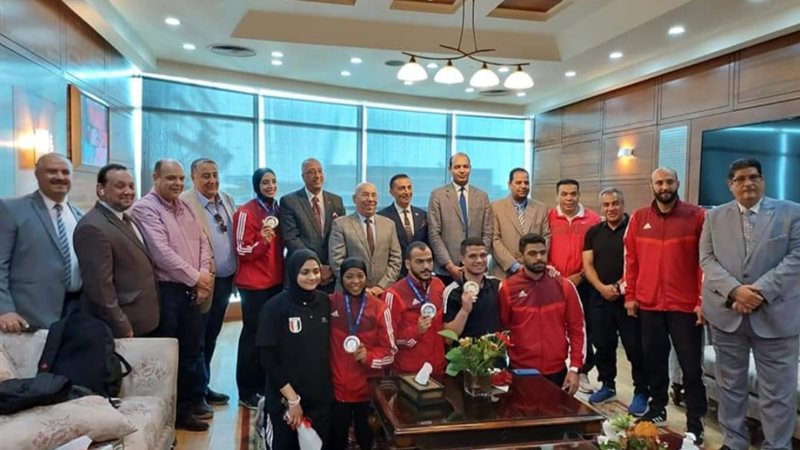وزارة الرياضة تستقبل