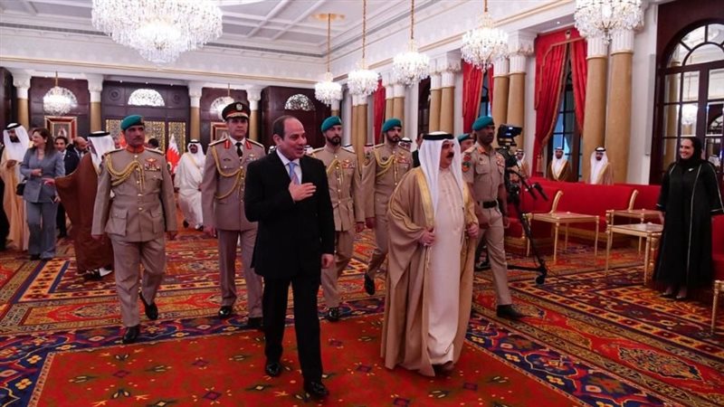 الرئيس السيسي وملك