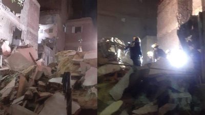 انتشال جثة شاب من تحت أنقاض عقار الإسكندرية المنهار والبحث عن والدته | صور