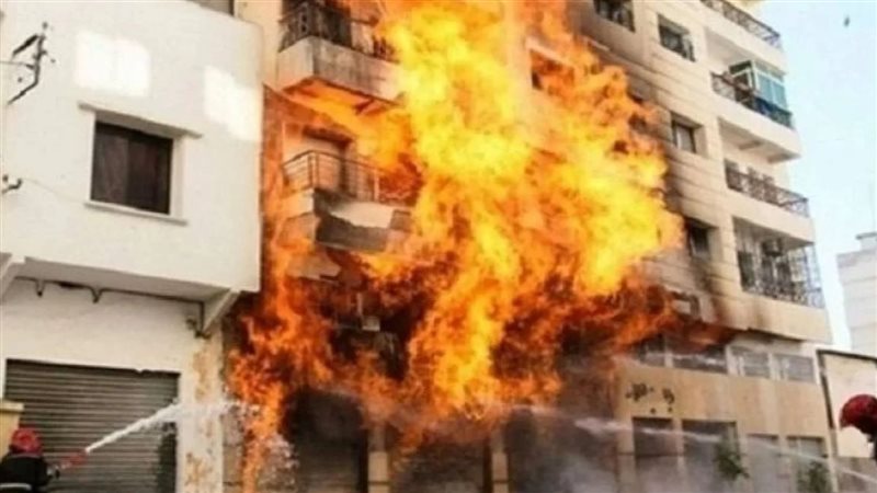 حريق عقار 