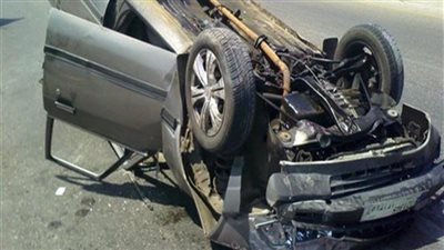 إصابة 5 أشخاص من أسرة واحدة في حادث تصادم بمطروح 