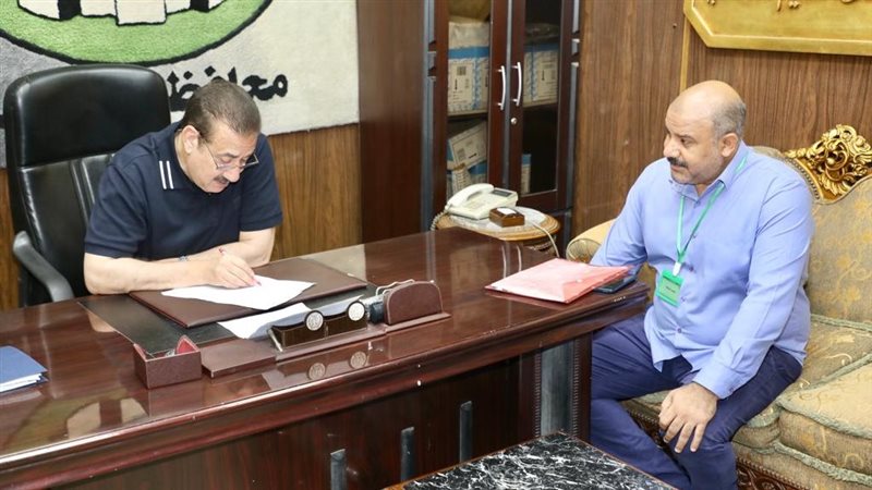 محافظ المنوفية خلال