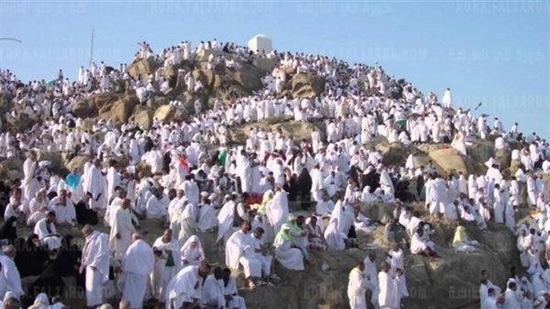 الحجاج على جبل عرفات