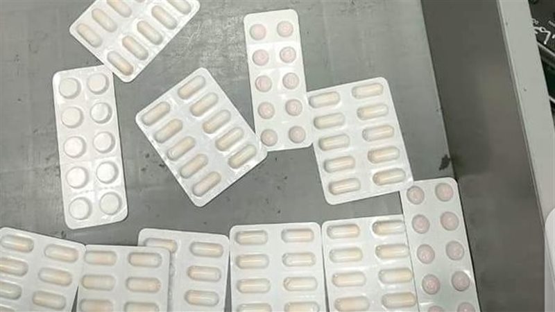 المضبوطات بحوزة رجال