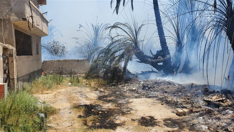 السيطرة على حريق