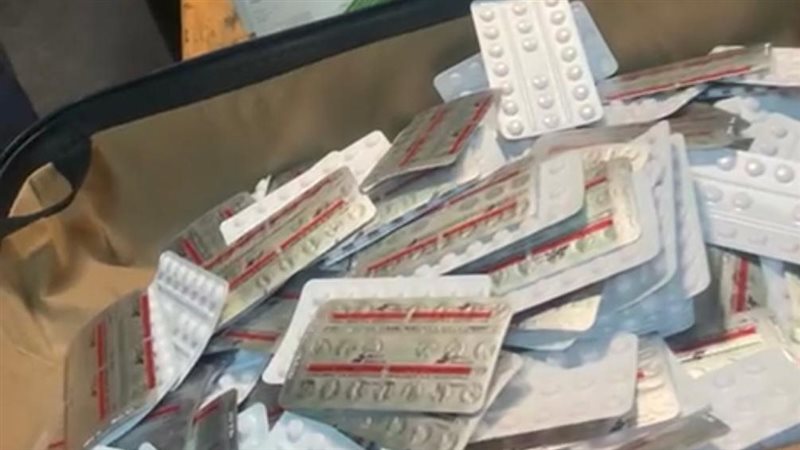 المضبوطات بحوزة رجال