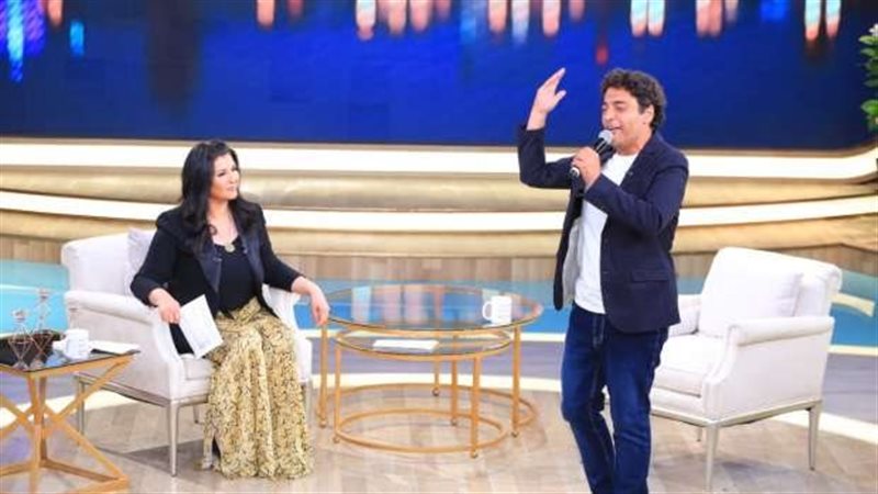 حميد الشاعري مع منى
