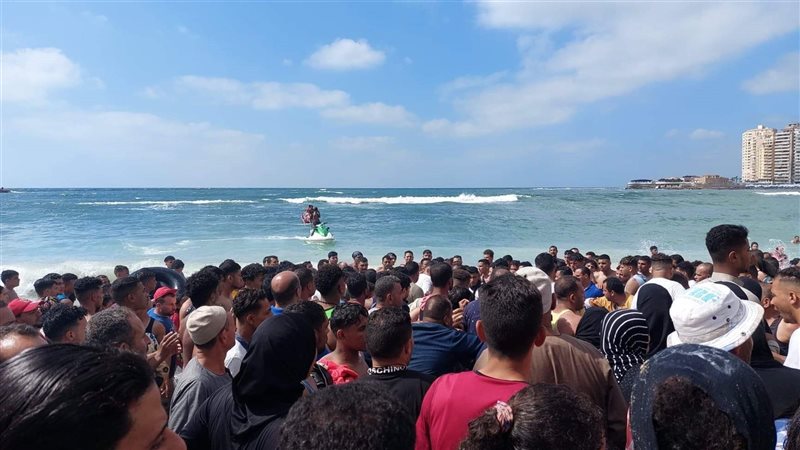 تجمع اهل الغريق عقب