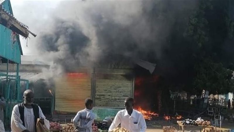 صورة من حادث الاشتباكات