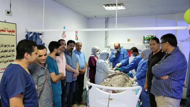 متابعة الحالات بمستشفى