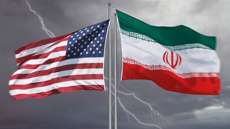 علم ايران وامريكا