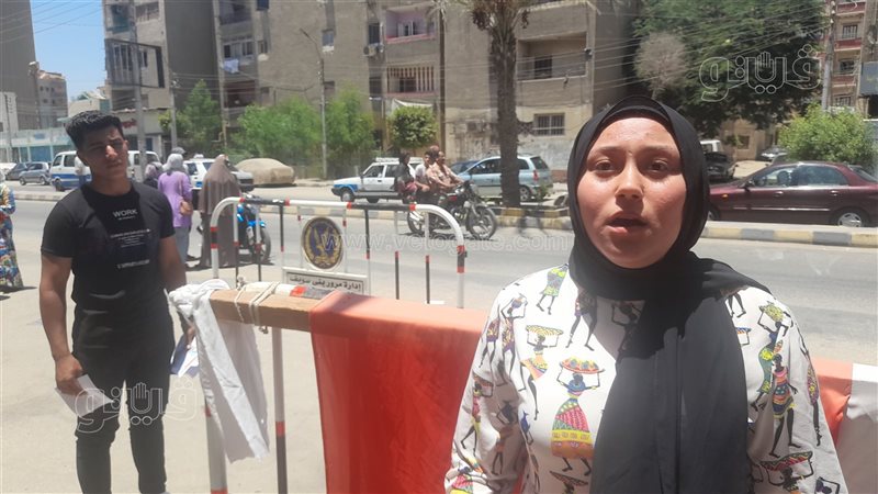 احدى طالبات بني سويف