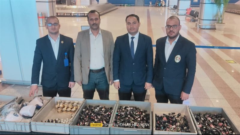 المضبوطات بحوزة رجال