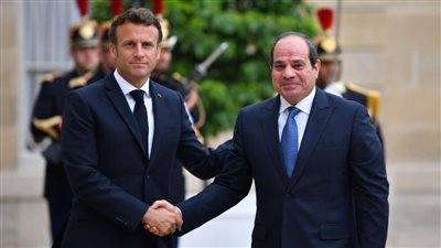 مؤتمر صحفي للسيسي وماكرون لعرض أهم ما جاء في المباحثات المصرية الفرنسية