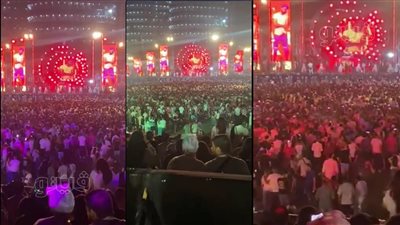 تامر حسني يشعل حفل الساحل الشمالي بأغاني ألبومه الجديد بحضور جماهيري كبير | صور 