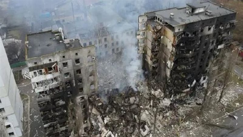 أثار قصف روسي