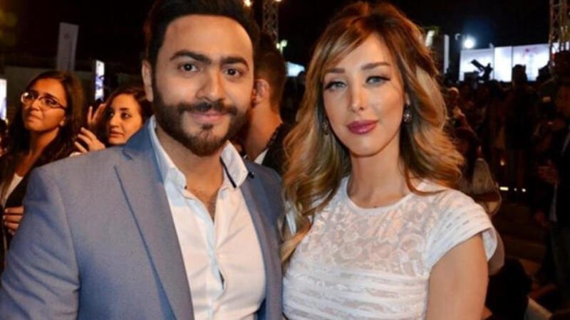 تامر حسني وبسمة بوسيل