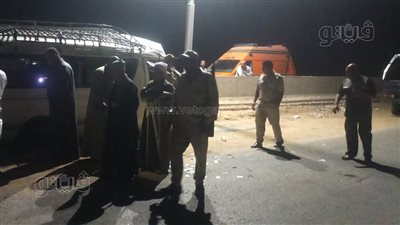 إصابة 5 أشخاص في انقلاب سيارة ميكروباص ببني سويف
