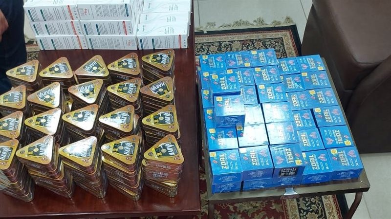 ضبطيات الأدوية المجهولة