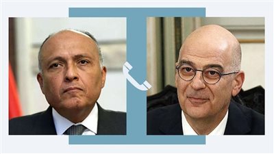 وزير الخارجية يبحث مع نظيره اليوناني عددا من القضايا الإقليمية والدولية