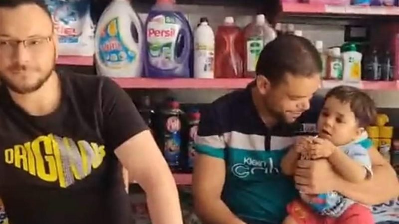 العثور علي طفل بعقار