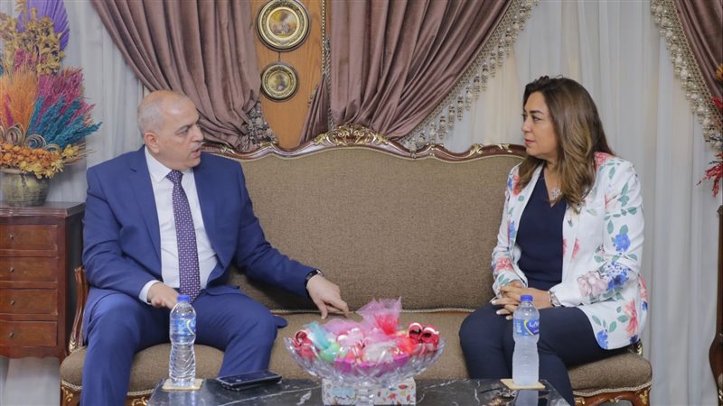مدير امن دمياط يستقبل