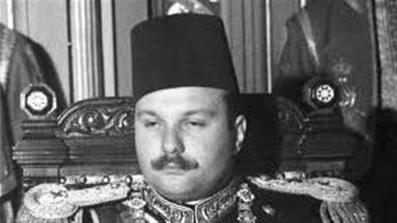 الملك السابق فاروق