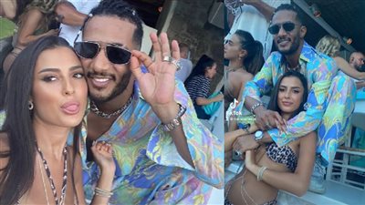 محمد رمضان يثير الجدل باحتضانه فتاة إسرائيلية بملابس البحر | فيديو وصور